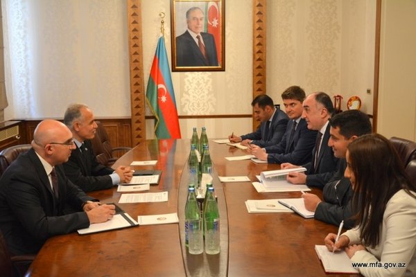 Elmar Məmmədyarov BMT-nin Azərbaycandakı Rezident Əlaqələndiricisini qəbul edib