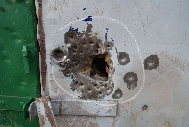 Ermənilər yaşayış evlərini atəşə tutdular