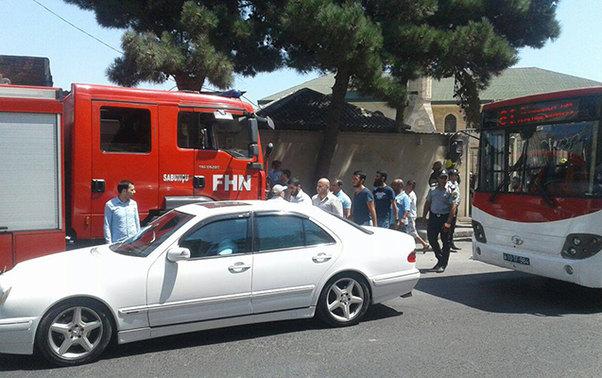 Bakıda məsciddə yanğın