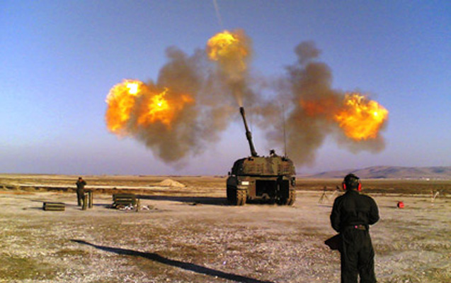 Türkiyə yenə Suriyanı bombaladı