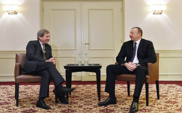 Prezident Aİ komissarı ilə görüşüb