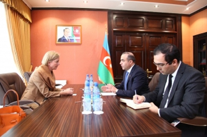Azay Quliyev İsveç səfiri ilə görüşüb