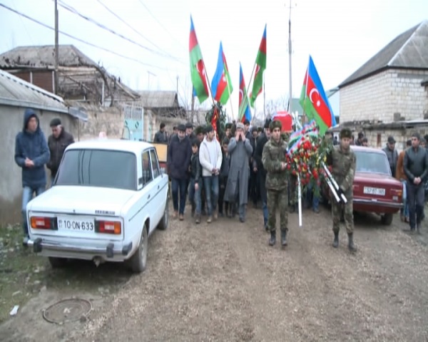 Şəhid hərbçimiz Tovuzda torpağa tapşırıldı