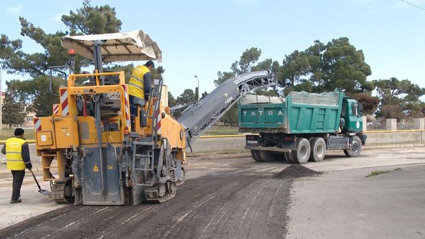 Zirədə bir neçə küçədə təmir işləri aparılır