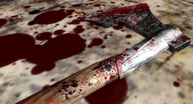 Tanışını qarajda baltaladı