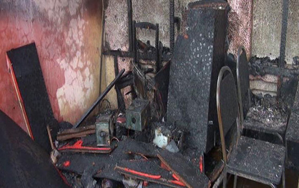 Lənkərandakı yanğından yeni