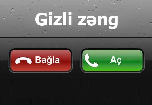 Sizə gizli zənglər gəlir?