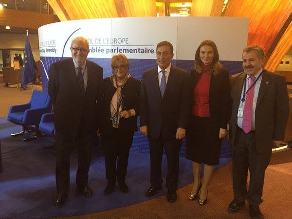 Millət vəkili AŞPA-da İordaniya Parlamentinin sədri A. Taravnehlə görüşüb