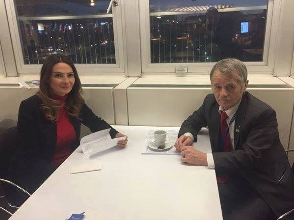 Millət vəkili Krım tatarlarının lideri ilə görüşdü