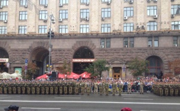 Ukraynada möhtəşəm parad