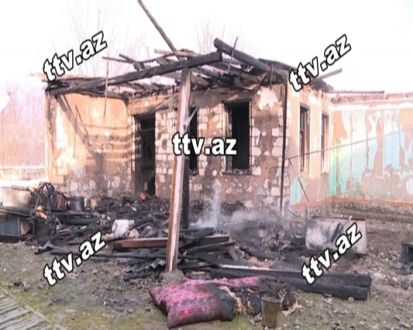 Tovuzda yanğın 80 yaşlı qadının həyatına son qoydu