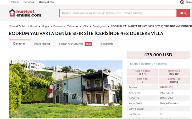 20 milyona alınan lüks villaların