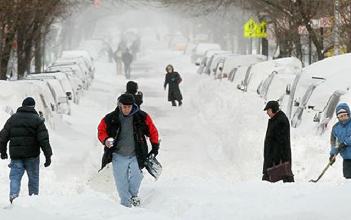 ABŞ-da güclü qar çovğunu