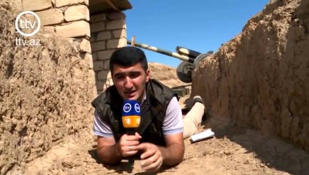 Jurnalistlər müharibə şəraitində