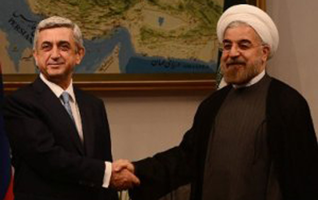 Sərkisyan İran prezidentinə zəng edib