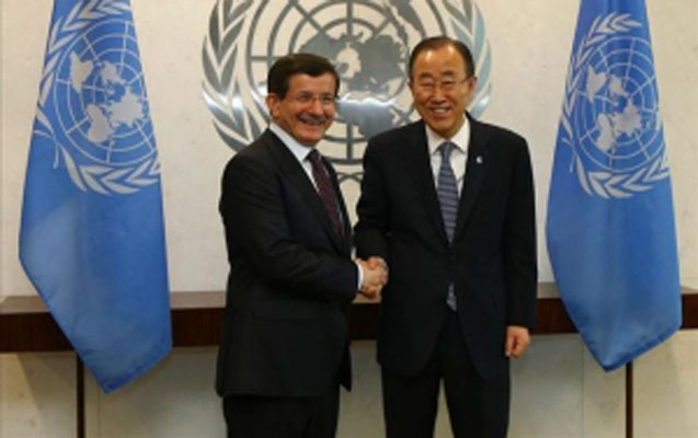 BMT baş katibi Davudoğlu ilə görüşüb