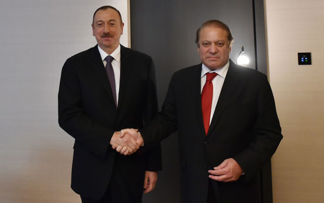 İlham Əliyev Pakistanın baş naziri ilə görüşdü