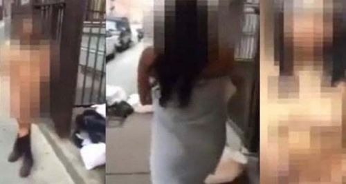 Xanımını soyundurub küçədə gəzdirdi