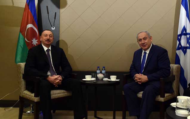 İlham Əliyev Benyamin Netanyahu ilə görüşdü