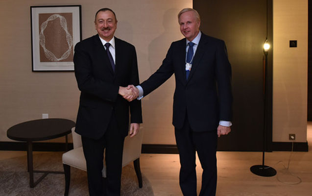 İlham Əliyev BP-nin baş icraçı direktoru ilə görüşdü