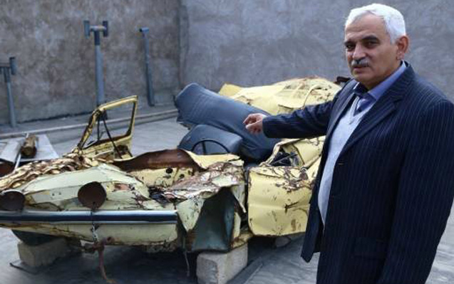 Rus tankının əzdiyi maşından sağ çıxan azərbaycanlı