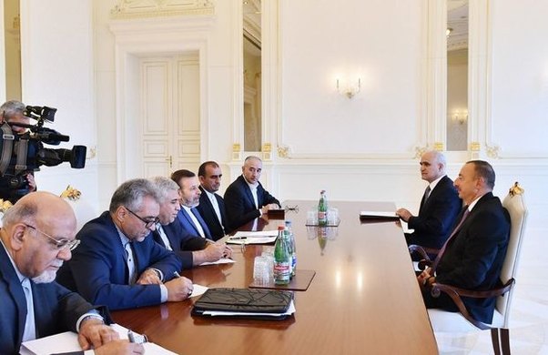 İlham Əliyev iranlı nazir ilə danışıqlarda