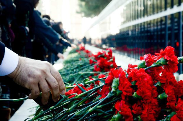 Şəhidlər Xiyabanında aparılan