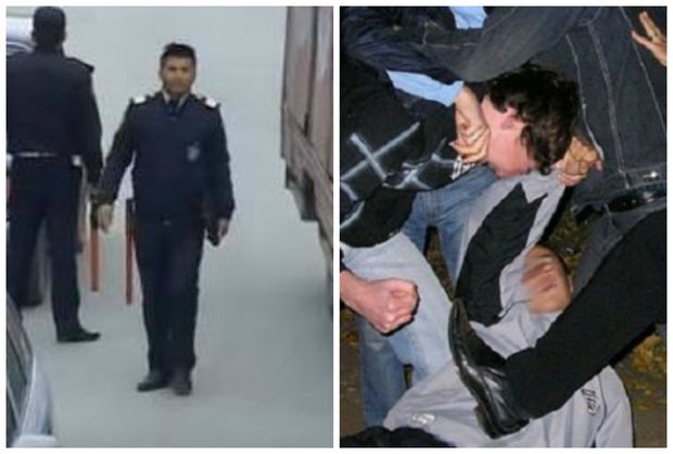 Azərbaycanda polisi ölümcül döydülər