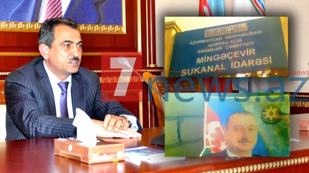 Adı “nurçuluqda” hallanan “AzərSu” şefinin idarəsindən Prezidentə hörmətsizlik