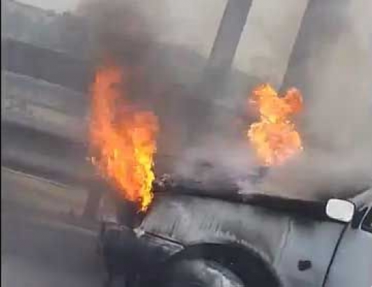 Avtomobil belə külə döndü