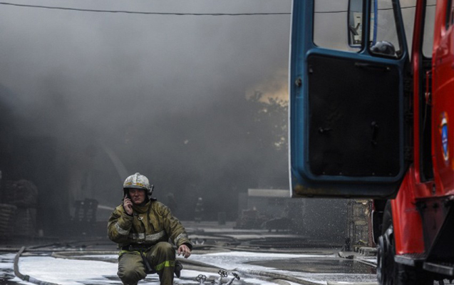 İranın qaz yatağında yanğın