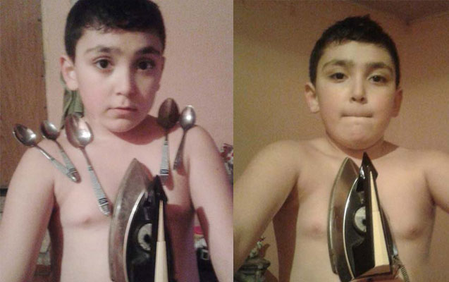 Azərbaycanda maqnit uşaq