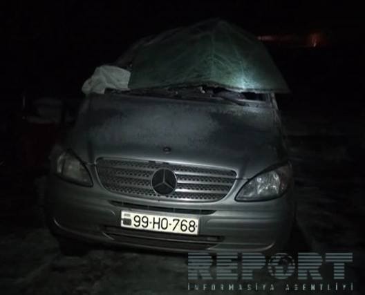 Kürdəmirdə qəza: 3 ağır yaralı var