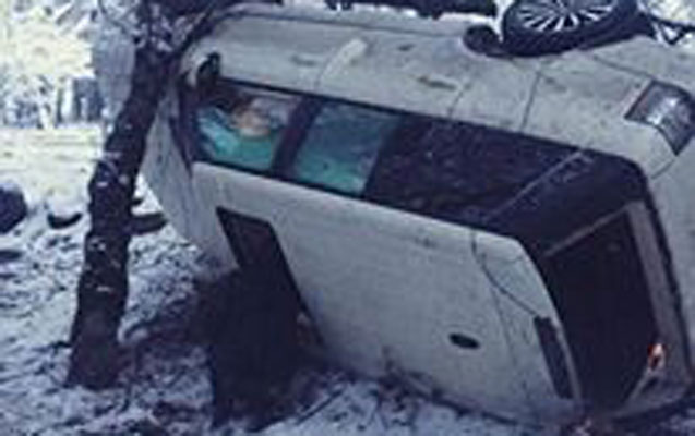 Sima qəzaya düşdü