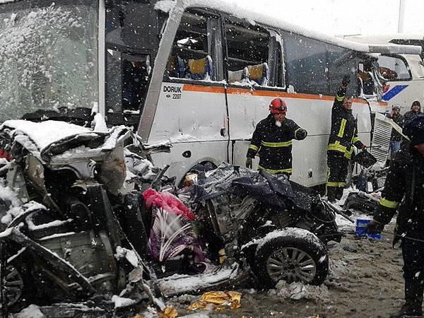 Türkiyədə zəncirvari qəza