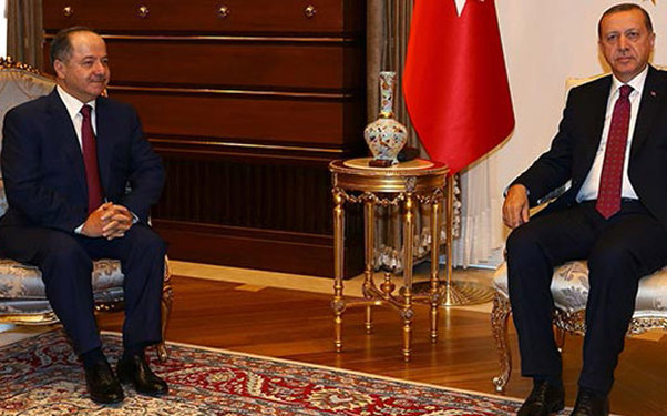 Ərdoğan Bərzani ilə görüşdü