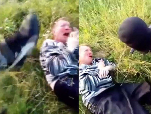 Şok kadrlar: balaca qızları zorlayanı döyüb öldürdülər