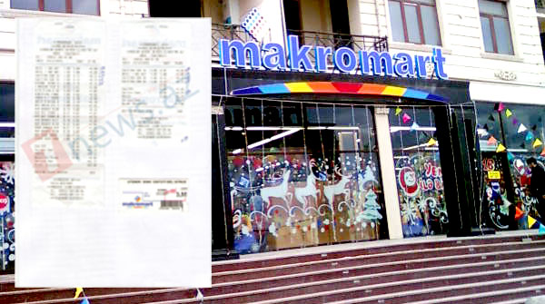 “Makromart” supermarketlər şəbəkəsindən uzaq durun