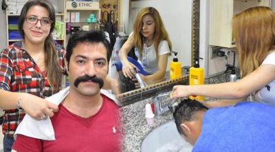 Ölkənin kişiləri bu bərbərxanaya axın etdi