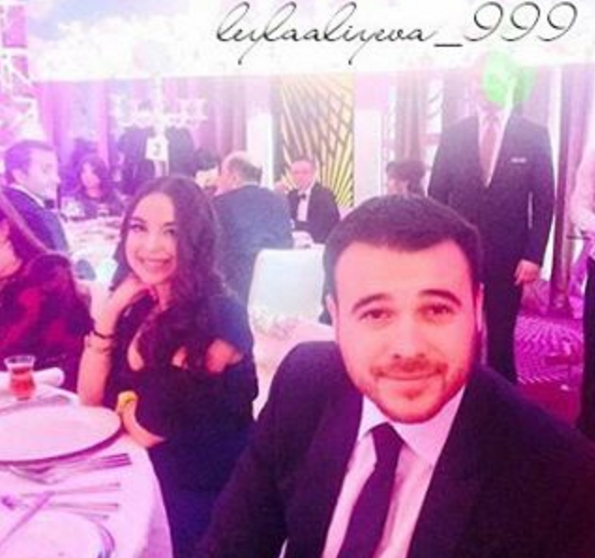 Leyla Əliyeva ilə Emin Ağalarov bir arada