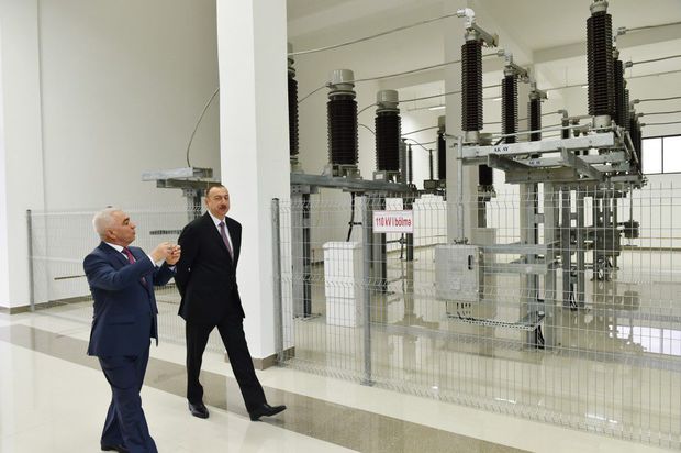 İlham Əliyev bir neçə yarımstansiyanın açılışında iştirak etdi