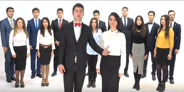 Gənclər Prezidentə mahnı həsr etdi