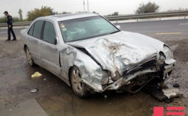 İmişlidə ağır qəza: 1 ölü, 3 yaralı