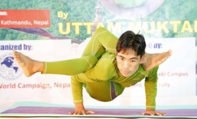 Dayanmadan 2 gün 2 gecə yoqa ilə məşğul oldu