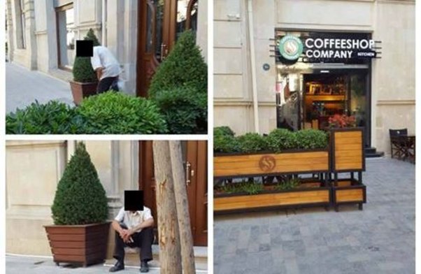 Geyiminə görə müştərisini qovan “Cofeeshop” indi də onun videosunu yaydı