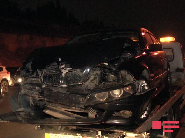 Bakıda qəzaya uğrayan 