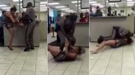 Gənc qızdan polisə inanılmaz hərəkət