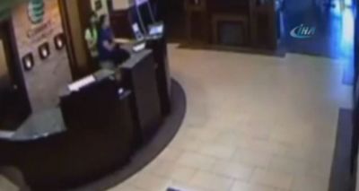 Bu adam oteli darmadağın etdi