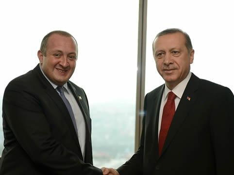 Gürcüstan və Türkiyə prezidentləri Bakı-Tiflis-Qarsı müzakirə etdilər