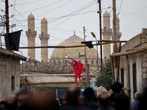 Nardaranda Rəhimə xanım ziyarətgahının Hüseyniyyə məscidi bağlandı